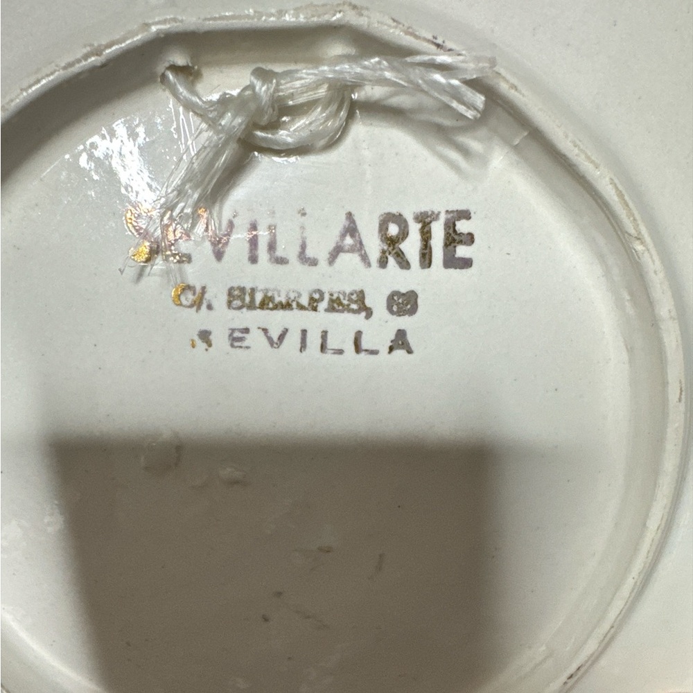 Vintage Ceramic Sevilla Floral Bird Decorative Wall Plate. (D) - Picture 3 of 4